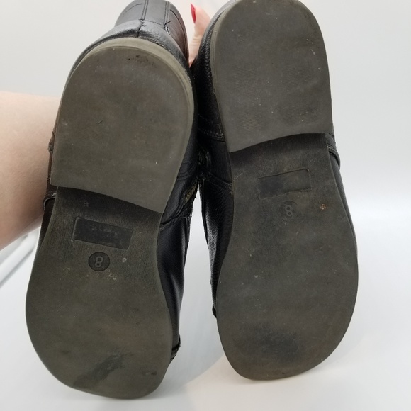 Well worn black combat Boots size 8 - Picture 7 of 8
